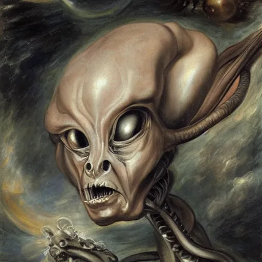 Image similar to alien by peter paul rubens