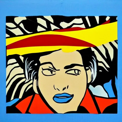 Prompt: Vietnamese wilderness pop art by Roy Lichtenstein