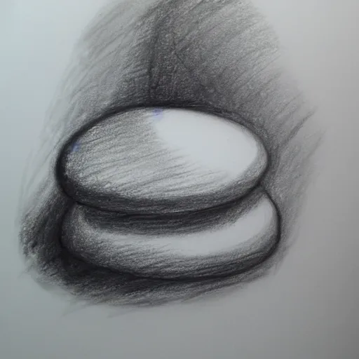Image similar to zen, abstract pencil drwaing