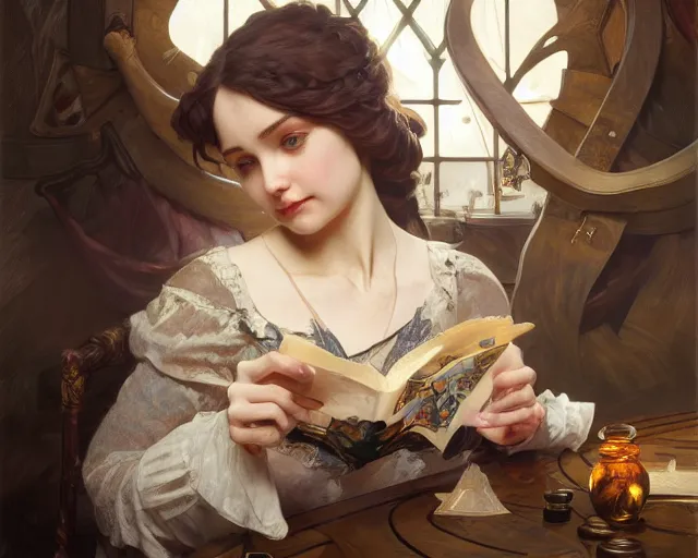 Image similar to photography of charles spencelayh, deep focus, d & d and mtg, fantasy, intricate, elegant, highly detailed, digital painting, artstation, concept art, matte, sharp focus, illustration, hearthstone, art by artgerm and greg rutkowski and alphonse mucha