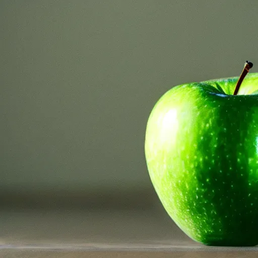 Image similar to a beautiful photo of a green apple