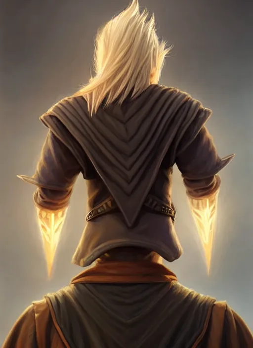 Image similar to a _ fantasy _ style _ portrait _ painting _ of wizard male, medium dark blonde pulled back side part and blonde stubble, rpg dnd oil _ painting _ unreal _ 5 _ daz. _ rpg _ portrait _ extremely _ detailed _ artgerm _ greg _ rutkowski _ greg