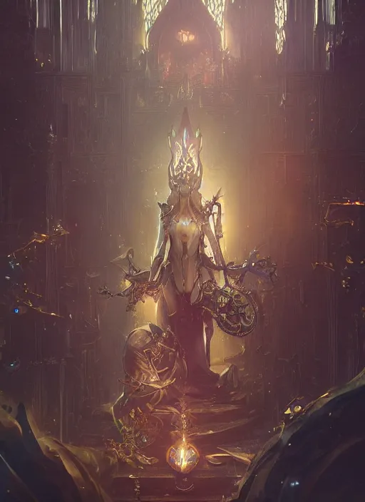 Image similar to legendary sword of technology, ornate gothic baroque spikes, glowing face, detailed realistic, ray tracing, colored gems, art by wlop and greg rutkowski and artgerm