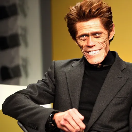 Prompt: a gotcha game s rank of willem dafoe