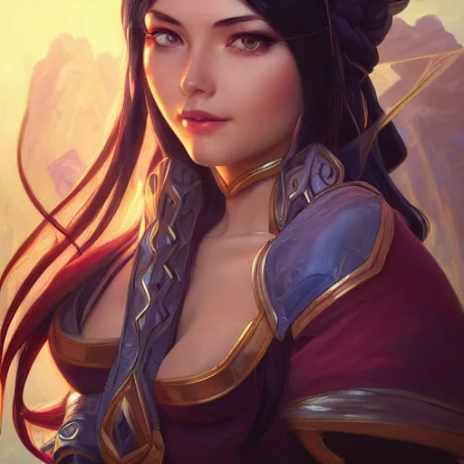 Image similar to perfectly - centered - portrait of irelia from league of legends, intricate, highly detailed, digital painting, artstation, concept art, smooth, sharp focus, illustration, unreal engine 5, 8 k, art by artgerm and greg rutkowski and alphonse mucha