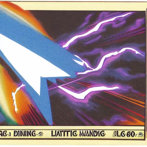 Image similar to Original MTG Lightning Bolt 1960