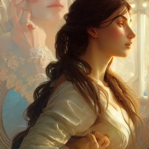 Image similar to daddy issues, intricate, highly detailed, digital painting, artstation, concept art, smooth, sharp focus, illustration, Unreal Engine 5, 8K, art by artgerm and greg rutkowski and alphonse mucha