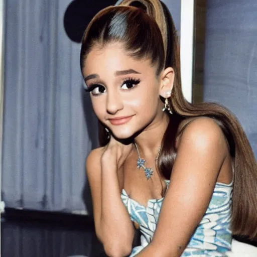 Image similar to ariana grande in 1 9 7 0 s