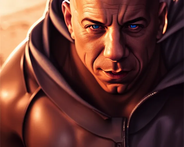 Prompt: a barrel of vin diesel. art by artgerm. highly detailed 8 k. intricate. lifelike. soft light. nikon d 8 5 0.