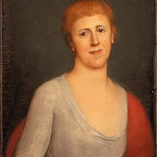 Image similar to portrait of a woman, her name is julia