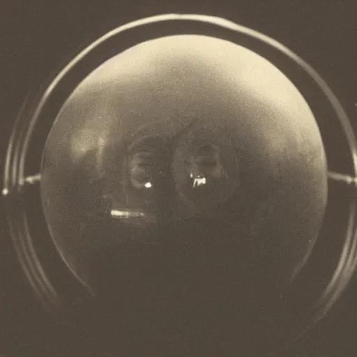 Prompt: photograph of a sphere with a human face