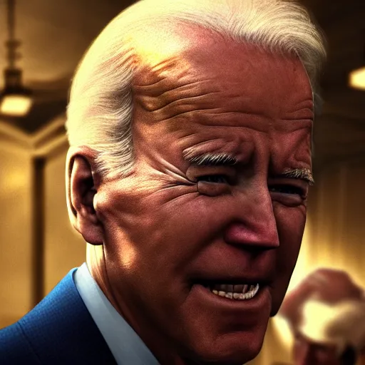 Image similar to joe biden crying, dramatic lighting, cinematic, establishing shot, extremly high detail, photorealistic, cinematic lighting, artstation, style by James Gurney