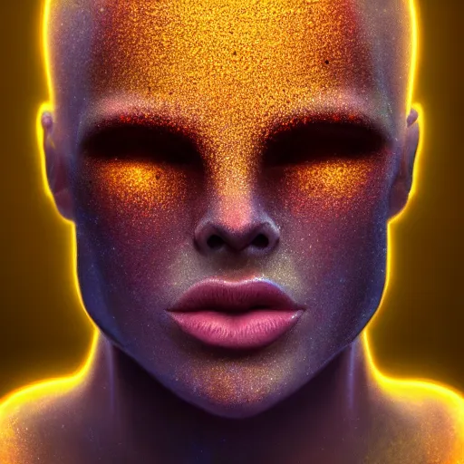 Prompt: highly detailed close up portrait of a celestial with a body made of spacedust, concept art, character art, studio lightning, bright colors, intricate, masterpiece, photorealistic, hiperrealistic, sharp focus, high contrast, Artstation HQ, DeviantArt trending, 4k UHD, Unreal Engine 5