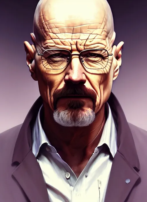 Prompt: ultra realistic illustration, handsome walter white. intricate, elegant, highly detailed, digital painting, artstation, concept art, smooth, sharp focus, illustration, art by artgerm and greg rutkowski and alphonse mucha and wlop