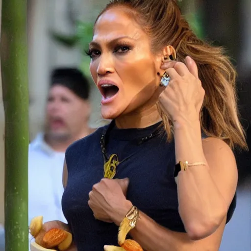 Image similar to jennifer lopez eating a banana