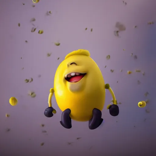 Prompt: a lemon in a back yard laughing happily at the mad scientists which are falling from the sky , made by Stanley Artgerm Lau, WLOP, Rossdraws, ArtStation, CGSociety, concept art, cgsociety, octane render, trending on artstation, artstationHD, artstationHQ, unreal engine, 4k, 8k,