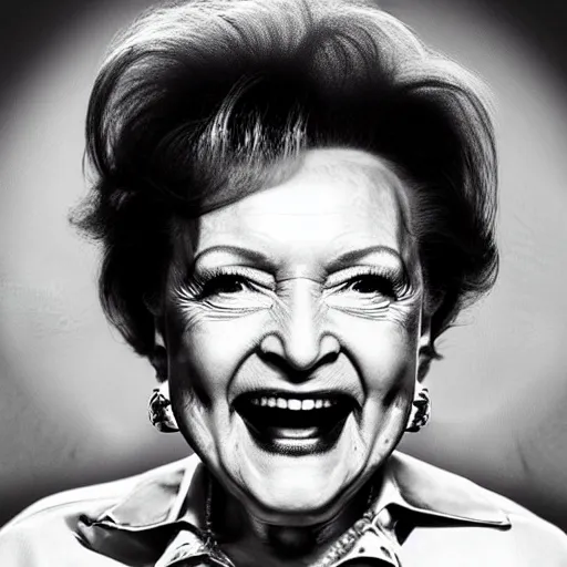 Prompt: betty white as an alien photography by david yarrow