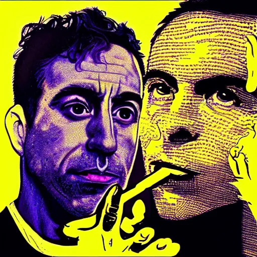 Prompt: “ joe rogan smoking dmt with jordan peterson, vivid, psychedelic, photorealistic ”