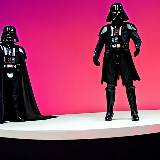 Prompt: darth vader giving ted talk