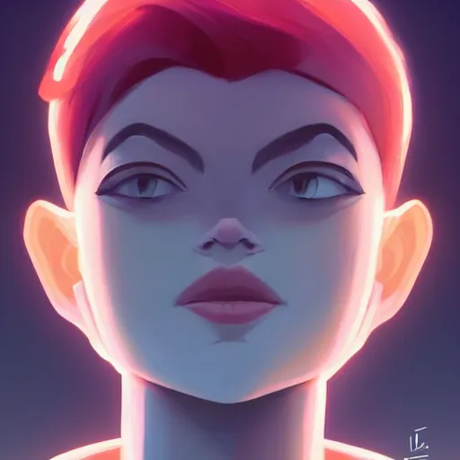 Image similar to face icon stylized minimalist reboot 1 9 9 4, loftis, cory behance hd by jesper ejsing, by rhads, makoto shinkai and lois van baarle, ilya kuvshinov, rossdraws global illumination