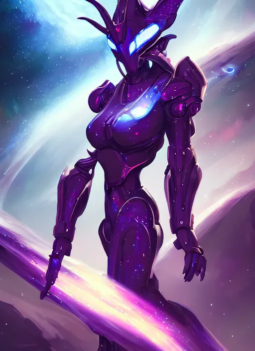 Image similar to cinematic goddess shot, cosmic sized perfectly proportioned stunning beautiful hot anthropomorphic robot mecha female dragon, in space, nebula sized, larger than galaxies, holding galaxy, sharp paws, sleek silver armor, epic proportions, epic size, epic scale, digital art, furry art, macro art, dragon art, giantess art, warframe fanart, furaffinity, deviantart