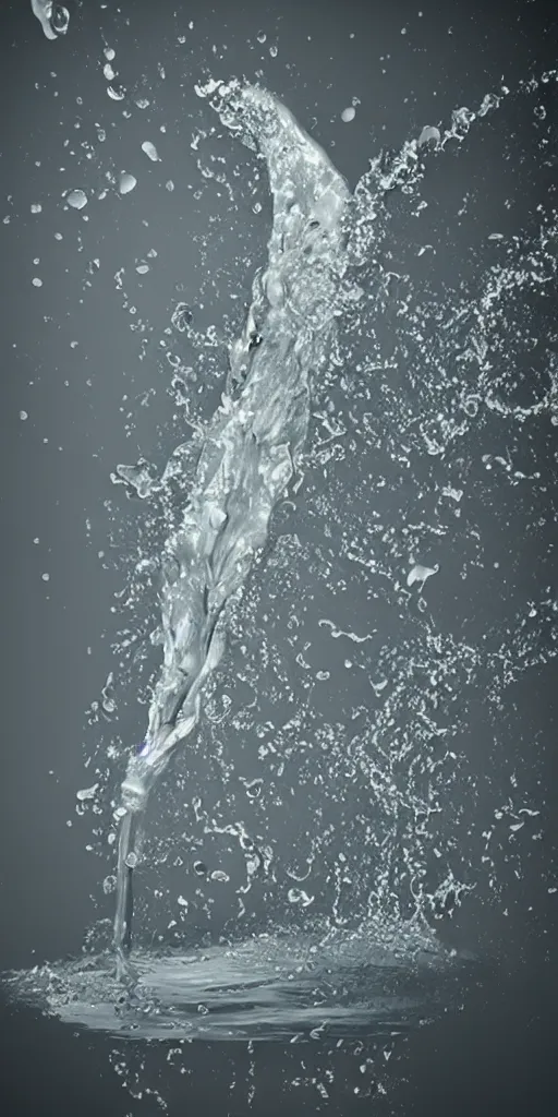 Image similar to water tornado, photorealistic, highly detailed, sharp focus