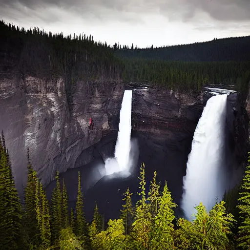 Image similar to helmcken falls photography by Ansel Adams, nature, ultraHD, award winning