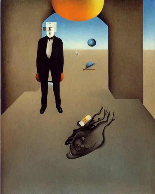 Image similar to radical change of the mind by carrington, bosch, dali, barlowe, magritte
