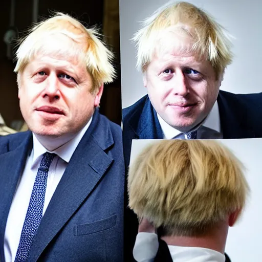 Prompt: boris johnson with a perfect hair cut