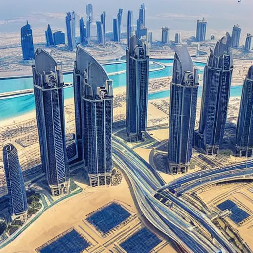 Prompt: dubai in 2 0 5 0