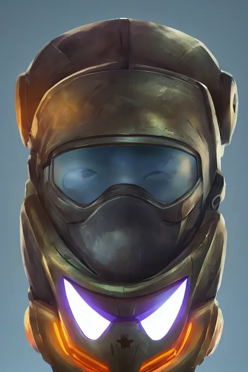 Image similar to epic mask helmet robot ninja portrait stylized as fornite style game design fanart by concept artist gervasio canda, behance hd by jesper ejsing, by rhads, makoto shinkai and lois van baarle, ilya kuvshinov, rossdraws global illumination radiating a glowing aura global illumination ray tracing hdr render in unreal engine 5