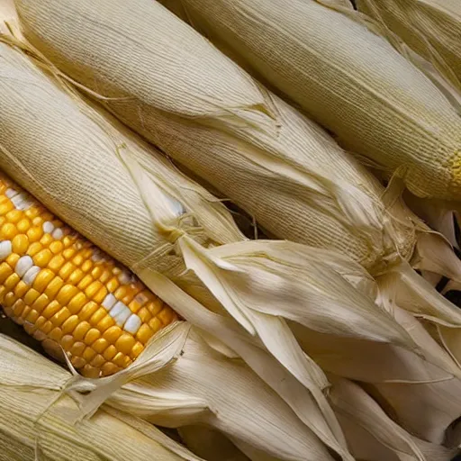 Prompt: hyperrealistic dslr film still of corn on the cob with 2 human ears, realistic ears, stunning 8 k octane comprehensive 3 d render, inspired by istvan sandorfi & greg rutkowski & unreal engine, perfect symmetry, dim volumetric cinematic lighting, extremely hyper - detailed, incredibly real lifelike attributes & flesh texture, intricate, masterpiece, artstation, stunning