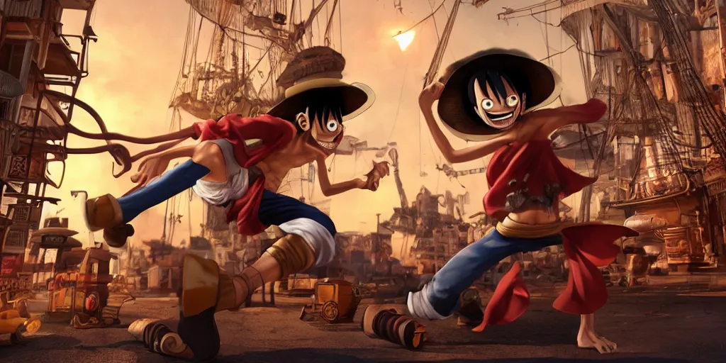 luffy and ace fighting wallpaper