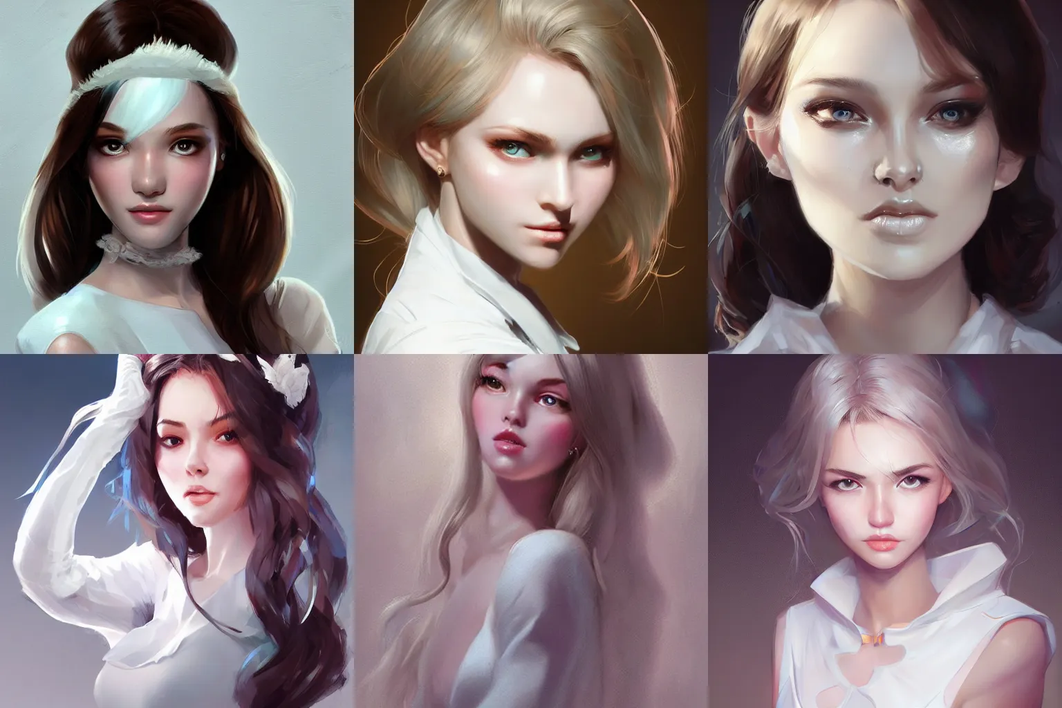 Prompt: portrait concept art of a beautiful girl wearing a white suit | | cute - fine - face, pretty face, fine details by stanley artgerm lau, wlop, rossdraws, james jean, andrei riabovitchev, marc simonetti, and sakimichan, trending on artstation