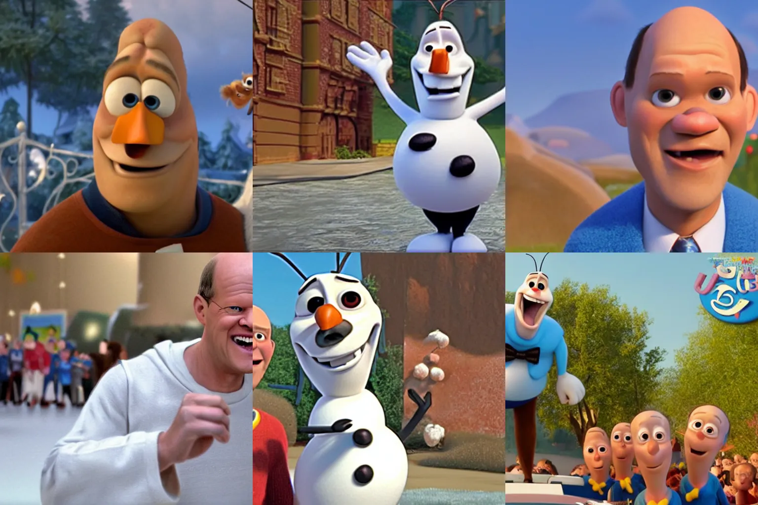 Prompt: Olaf Scholz as seen in Disney Pixar\'s Up (2009)