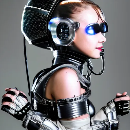 Prompt: photo portrait of cute cyberpunk synthwave vaporwave armored soldier girl smiling technoir giger sorayama gantz