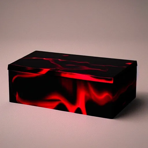 Prompt: latex box melting dramatic light cinematic