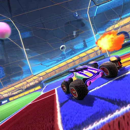 Prompt: rocket league