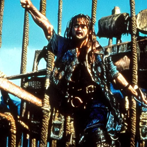 Image similar to Waterworld movie starring Daniel Radcliffe