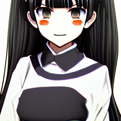 Image similar to komi san high detailed render