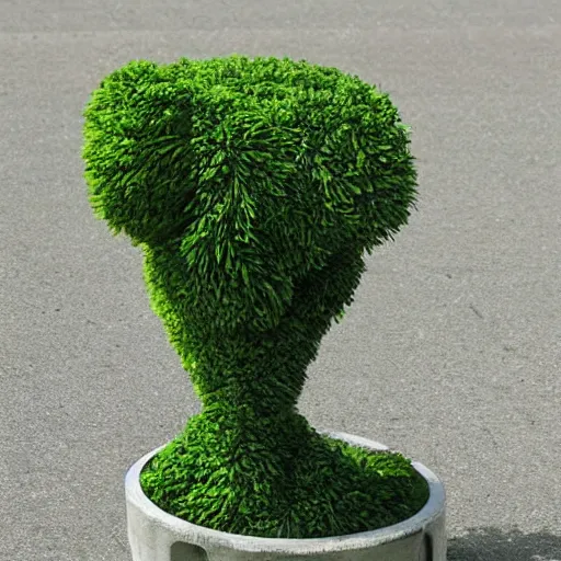 Image similar to f - 2 2, plant sculpture, topiary w - 7 0 4