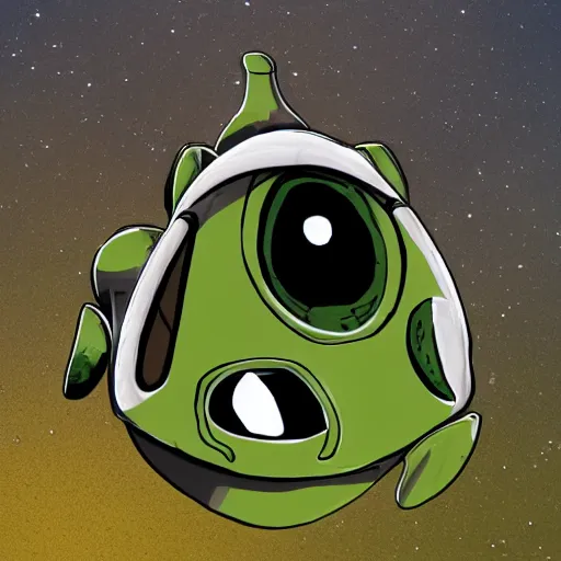 Image similar to frog spaceship