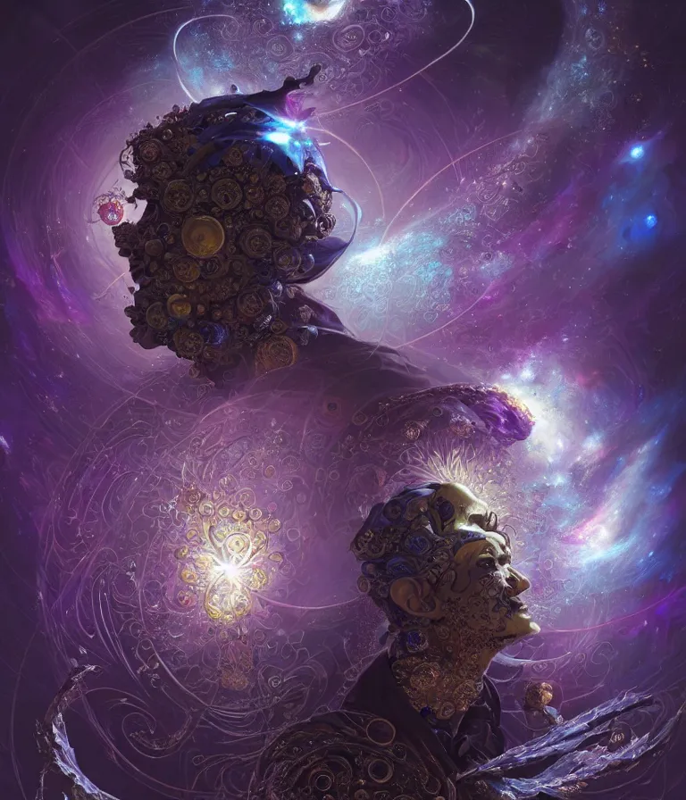 Image similar to front!!! shot of a court jester!!! character, mesmerizing fractal hypercubes, dark holography!!!, future, metallic nebula, crystalline edges, elegant, highly detailed, centered, (((artstation, concept art, jagged, sharp focus, artgerm, Tomasz Alen Kopera, Peter Mohrbacher, donato giancola, Joseph Christian Leyendecker, WLOP, Boris Vallejo))), ((raytracing)), mugshot!!!!!, ugly!!!!!!, octane render, nvidia raytracing demo, octane render, nvidia raytracing demo, octane render, nvidia raytracing demo, 8K