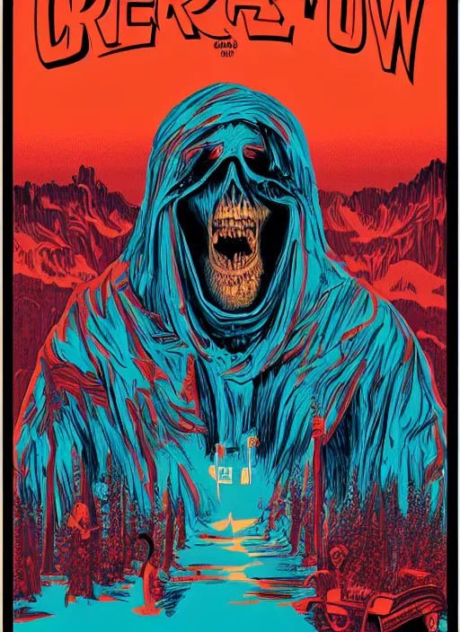 Image similar to Creepshow (1982) movie poster, Kilian Eng, detailed