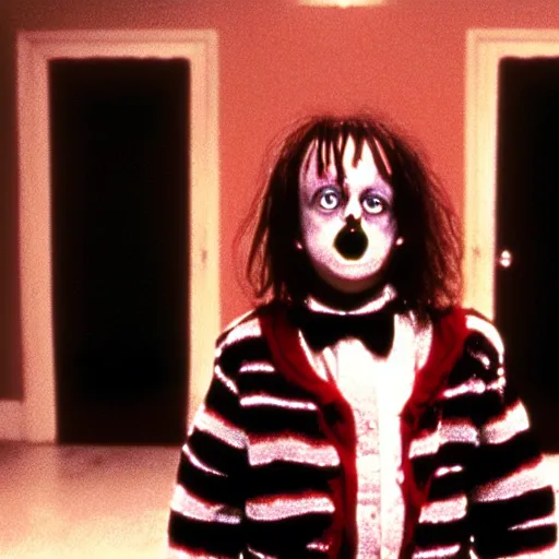 Image similar to Beetlejuice , film still from the movie The Shining