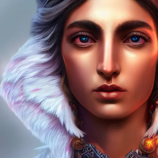 Image similar to highly detailed close up portrait of Athene, goddess of strategic war and wisdom, cinematic lightning, bright colors, intricate, masterpiece, photorealistic, hiperrealistic, sharp focus, high contrast, Artstation HQ, DeviantArt trending, 4k UHD, Unreal Engine 5