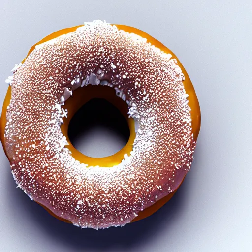 Prompt: blender render of donut