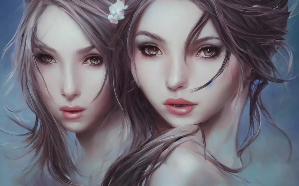 Image similar to a beautiful painting representative of the art style of artgerm