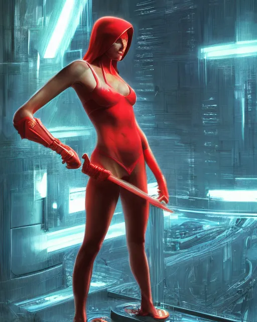 Image similar to a powerful elektra, by alexander fedosav, hyper detailed digital matte painting, concept art, hyperrealism, 1 6 k resolution, cinema 4 d, 8 k resolution, trending on artstation, behance hd, a masterpiece, by stephan martiniere, particles, cel - shaded, power bright neon energy, by david a. hardy,