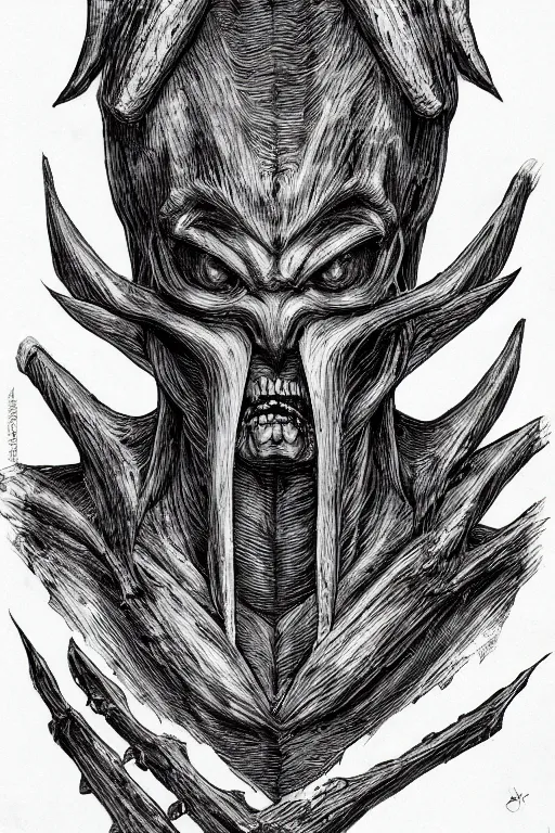 Image similar to humanoid figure banana monster, symmetrical, highly detailed, digital art, sharp focus, trending on art station, kentaro miura manga art style